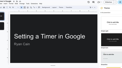 Thumbnail for entry Set a Timer in Google
