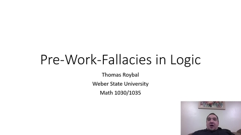 Thumbnail for 1-Pre Work Fallacies ONL
