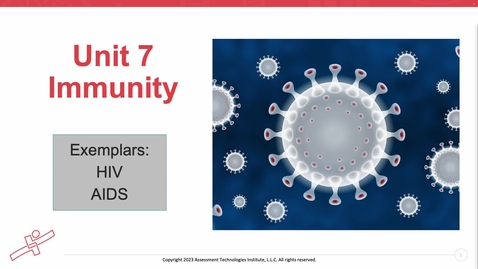 Thumbnail for Unit 7 Recorded Lecture Part 1 The Immune System