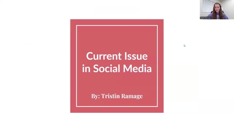 Thumbnail for Current Issue in Social Media Presentation