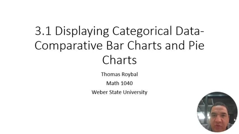 Thumbnail for entry 1040 3.1 Bar Charts and Pie Charts