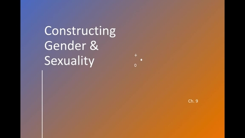 Thumbnail for entry Defining sex and gender (17:23)