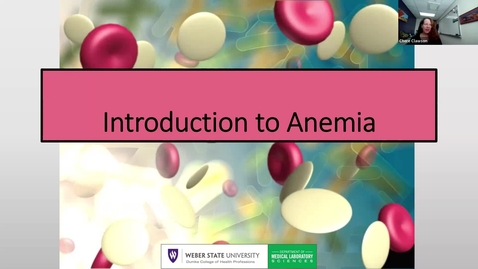 Thumbnail for entry Introduction to Anemia