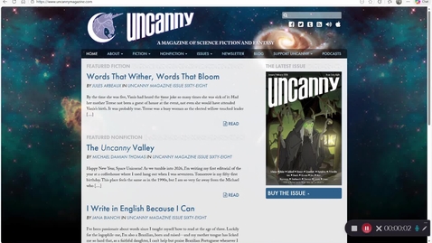 Thumbnail for Uncanny Magazine Presentation