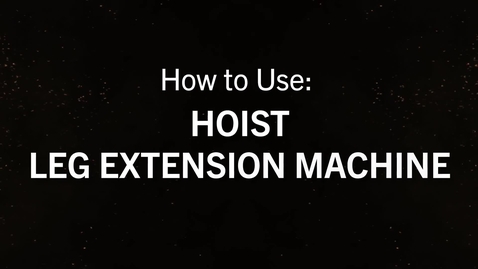 Thumbnail for entry Hoist Leg Extension.mp4