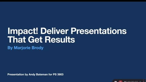 Thumbnail for Impact presentation 
