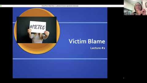 Thumbnail for entry Module 8 - Victim blame and RMA