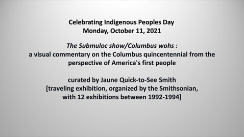 Thumbnail for Indigenous Peoples Day 2021