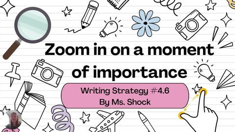 Thumbnail for Zoom in on a moment of importance