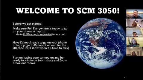 Thumbnail for Week 1 Class Recording Spring 2025