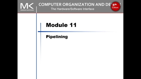 Thumbnail for entry CS2810_M9_P01_Intro_Pipelining