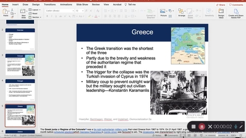 Thumbnail for entry POLS 3290 MODULE 9 SOUTHERN EUROPE LECTURE 2