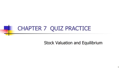 Thumbnail for Chapter SEVEN Quiz Lecture