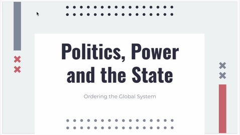 Thumbnail for Ordering the Global System