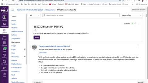 Thumbnail for TMC2F25 - Quiz