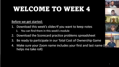 Thumbnail for Class Recording Week 4 Spring 2026