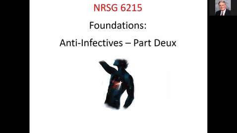 Thumbnail for entry NRSG 6215 Unit 3 ABX Linezolid, Aminoglycosides, Vancomycin
