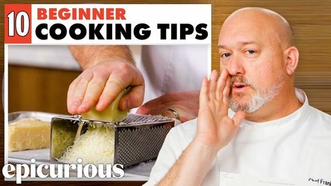 Thumbnail for entry Cooking Tips For Kitchen Beginners | Epicurious 101