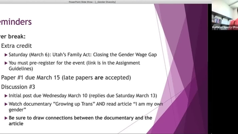 Thumbnail for Diversity lecture (Mar 3)