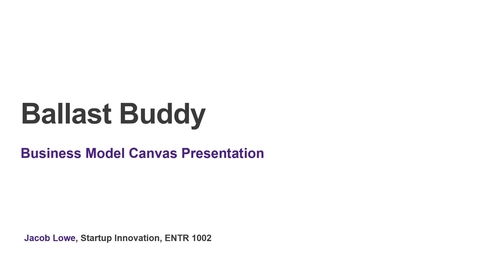 Thumbnail for Business Model Canvas Presentation Template