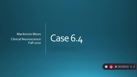 Thumbnail for entry Case 6.4 Recording
