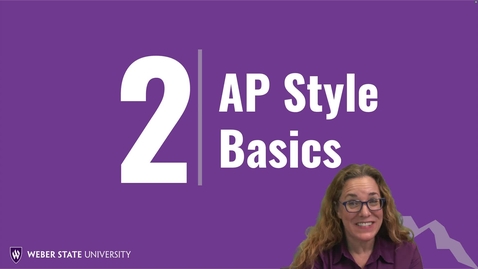 Thumbnail for COMM 1130 AP Style Intro 2