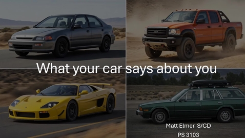Thumbnail for what your car says about you final