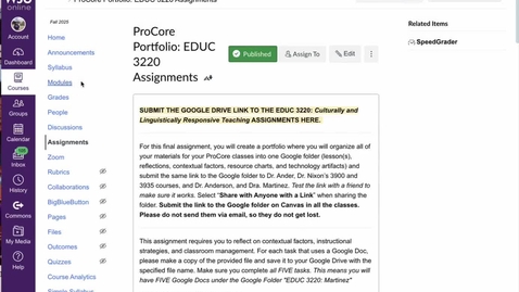 Thumbnail for EDUC 3220 - Final Assignments 2025