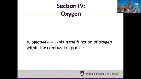 Thumbnail for Module 2 Fire Chemistry and Behavior (4-5) SAFE 3650 VTL Spring 2025 35661 - Quiz