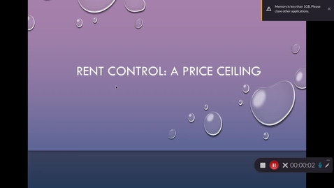 Thumbnail for entry Rent Control: A Price Ceiling