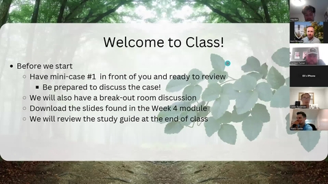 Thumbnail for Class 5 Recording Fall 2025
