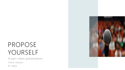 Thumbnail for PROPOSE YOURSELF