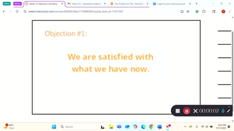 Thumbnail for Assignment 12: Objection Handling Practice Assignment 