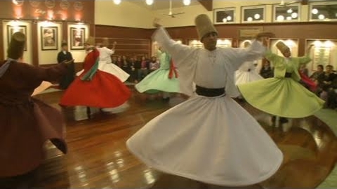 Thumbnail for entry CNN: Mystical dance of Whirling Dervishes