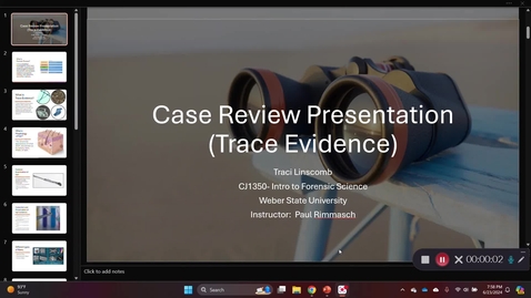 Thumbnail for Case Review Presentation