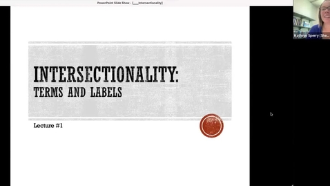Thumbnail for entry Module 5: Intersectionality (terms and labels)