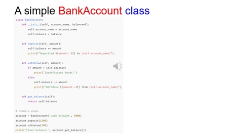 Thumbnail for Python Basics 4 - Class