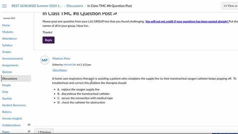 Thumbnail for 3230INclass #8 - Quiz