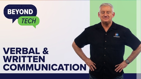 Thumbnail for Tips to Improve Verbal and Written Communication Skills | Beyond Tech