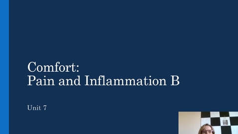 Thumbnail for Unit 7 PPT Comfort B - Lecture