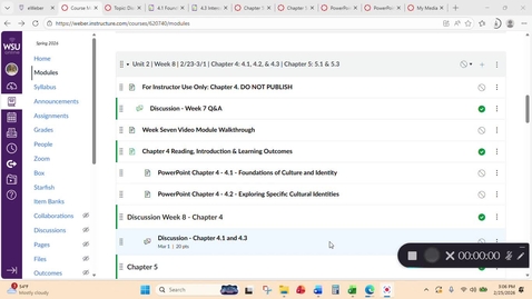 Thumbnail for Week 8 Module Video Walkthrough