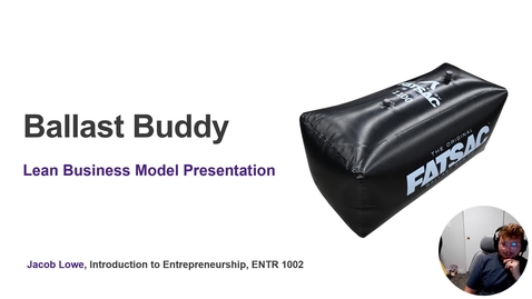 Thumbnail for Lean Business Model Presentation Template