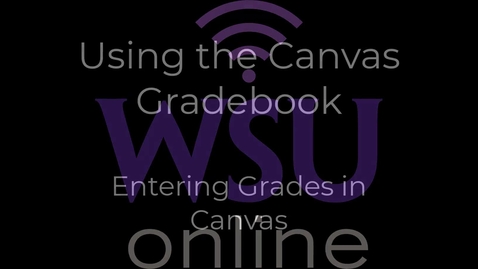 Thumbnail for Gradebook Overview 1 - Entering Grades - Quiz