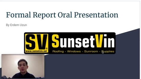 Thumbnail for formal report presentation