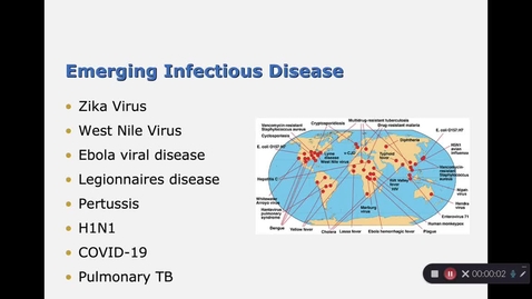 Thumbnail for entry Unit 7 RECORDED LECTURE Tissue Integrity and Infection Part A Video #2