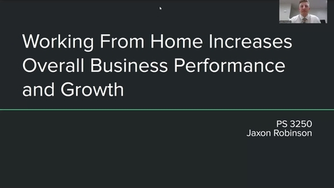 Thumbnail for Jaxon - Formal Report Presentation - PS 3250