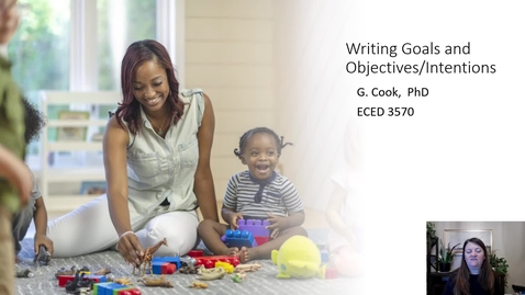 Thumbnail for Writing Goals and Objectives video
