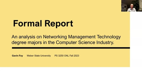 Thumbnail for Formal Report Presentation Video G.F.