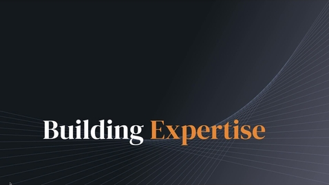 Thumbnail for entry Building Expertise