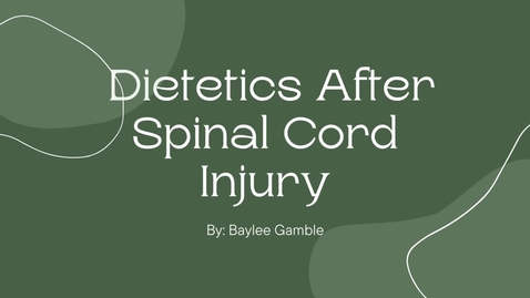 Thumbnail for Dietetics in